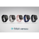fitbit versa 2 montre rose cuivre rose petale