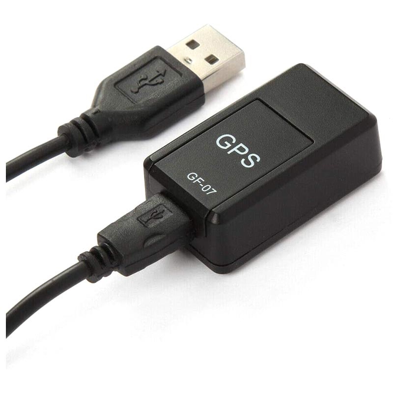 Mini traceur GPS magnétique avec microphone GF-07 - Carte SIM, MicroSD, Google Maps