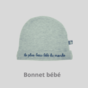 Bonnet bébé en coton