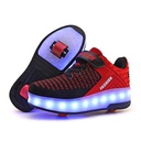 BASKET ROULETTE A CHAUSSURE LED