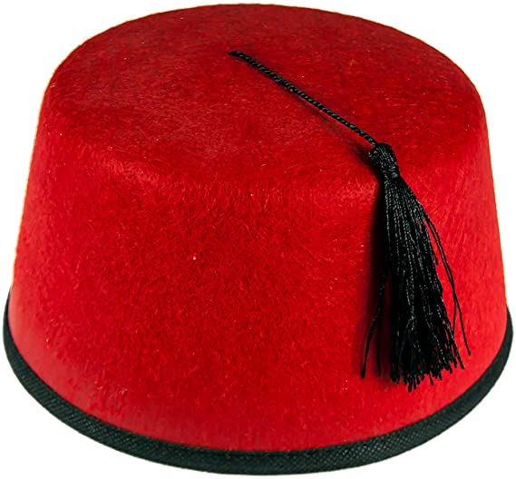 chapeaux marocain rouge