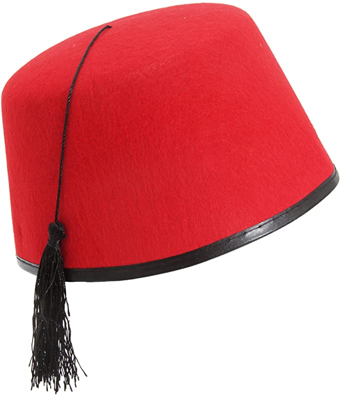 chapeaux marocain rouge