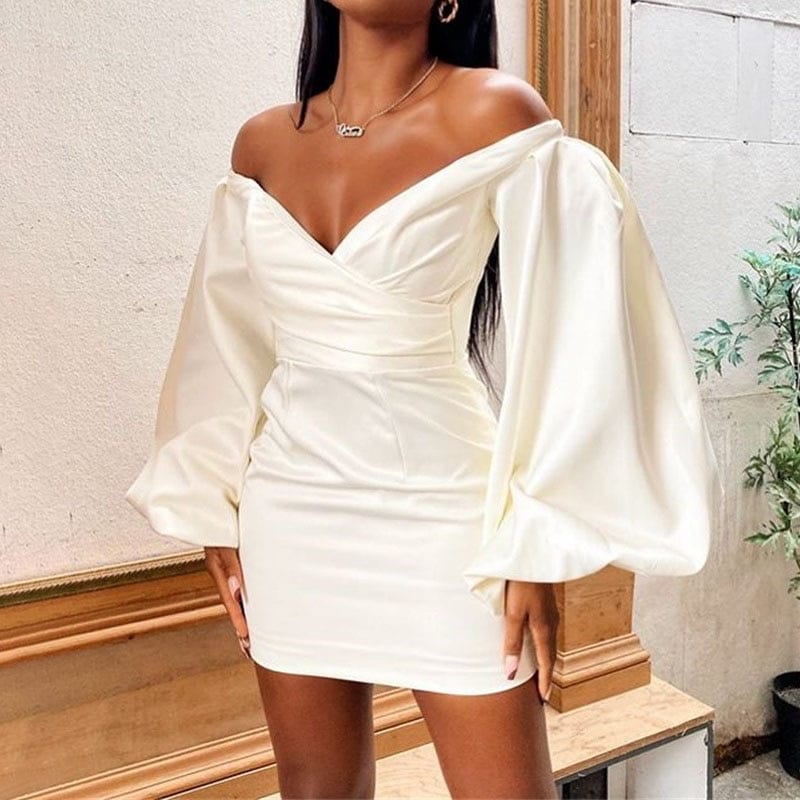 Robe en satin