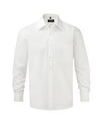 CHEMISE POPELINE MANCHES LONGUES - JN678 - HOMME - BLANC