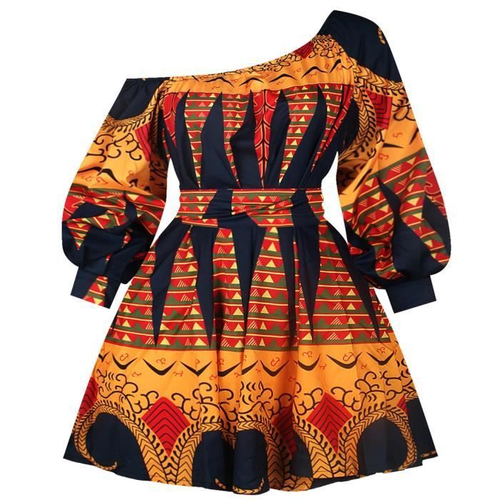 robe mini en pagne africain