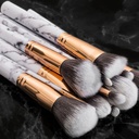 Pinceaux de maquillage marbré