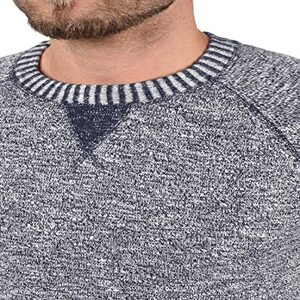 Pull à col Rond en coton à manches Longues pour Homme