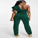 Combinaison asymétrique en néoprène à ceinture - Vert for