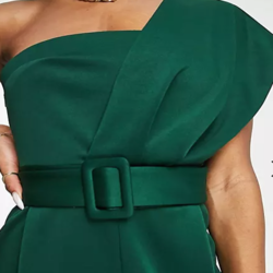 Combinaison asymétrique en néoprène à ceinture - Vert for