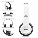 P47 Casque Audio Bluetooth P47 - Blanc