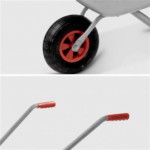 Brouette-manuelle- en acier 1 roue