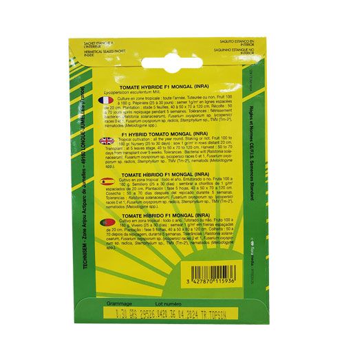 PARTAGEZ CE PRODUIT   TROPICA Semence De Tomate Mongal