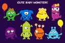 Vector collection of cute Monsters