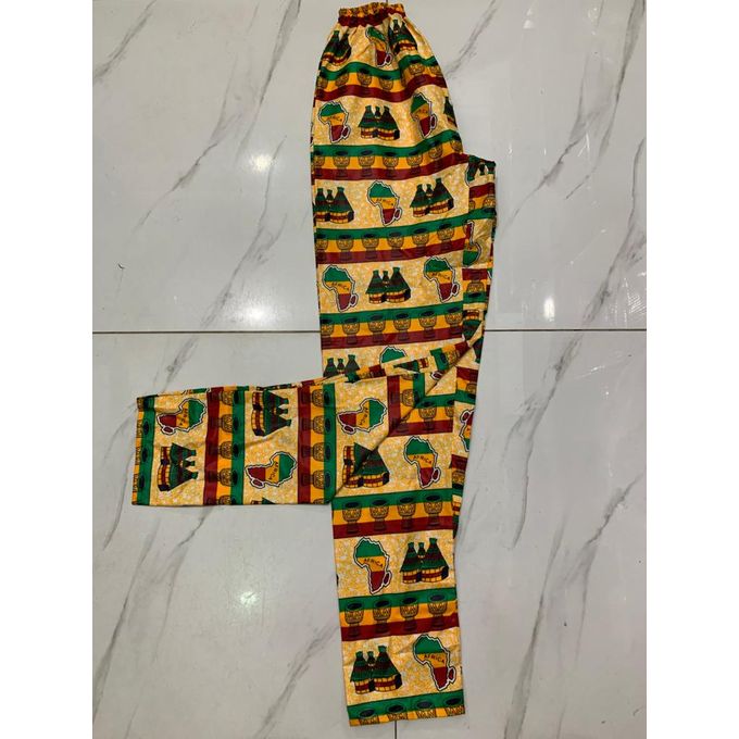 Pantalon tissu africain homme