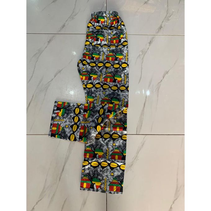 Pantalon tissu africain homme
