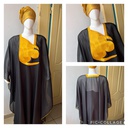 belles pièces unique robe-jupon-foulard