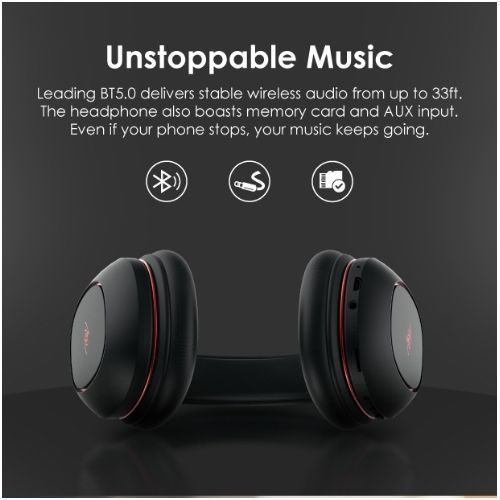 PARTAGEZ CE PRODUIT   Itel IT Casque Audio IEB-81 - Bluetooth - Noir