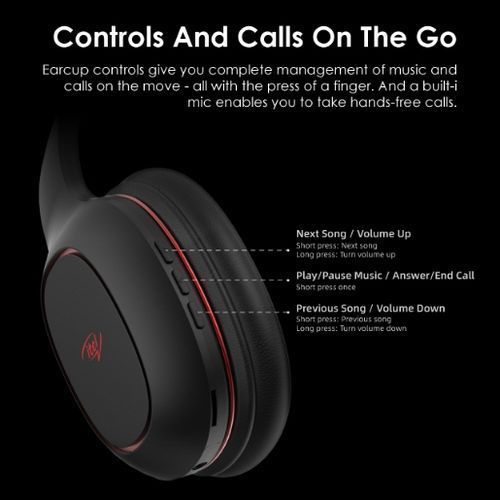 PARTAGEZ CE PRODUIT   Itel IT Casque Audio IEB-81 - Bluetooth - Noir