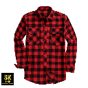 Chemise en flanelle à carreaux pour hommes