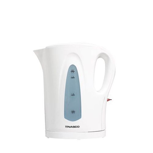 Nasco Bouilloire électrique - KE-1708 - 1.7 Litres – 1850 -2200 W - Plastique - Blanc