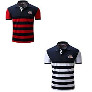 Polo T-Shirt à Rayures