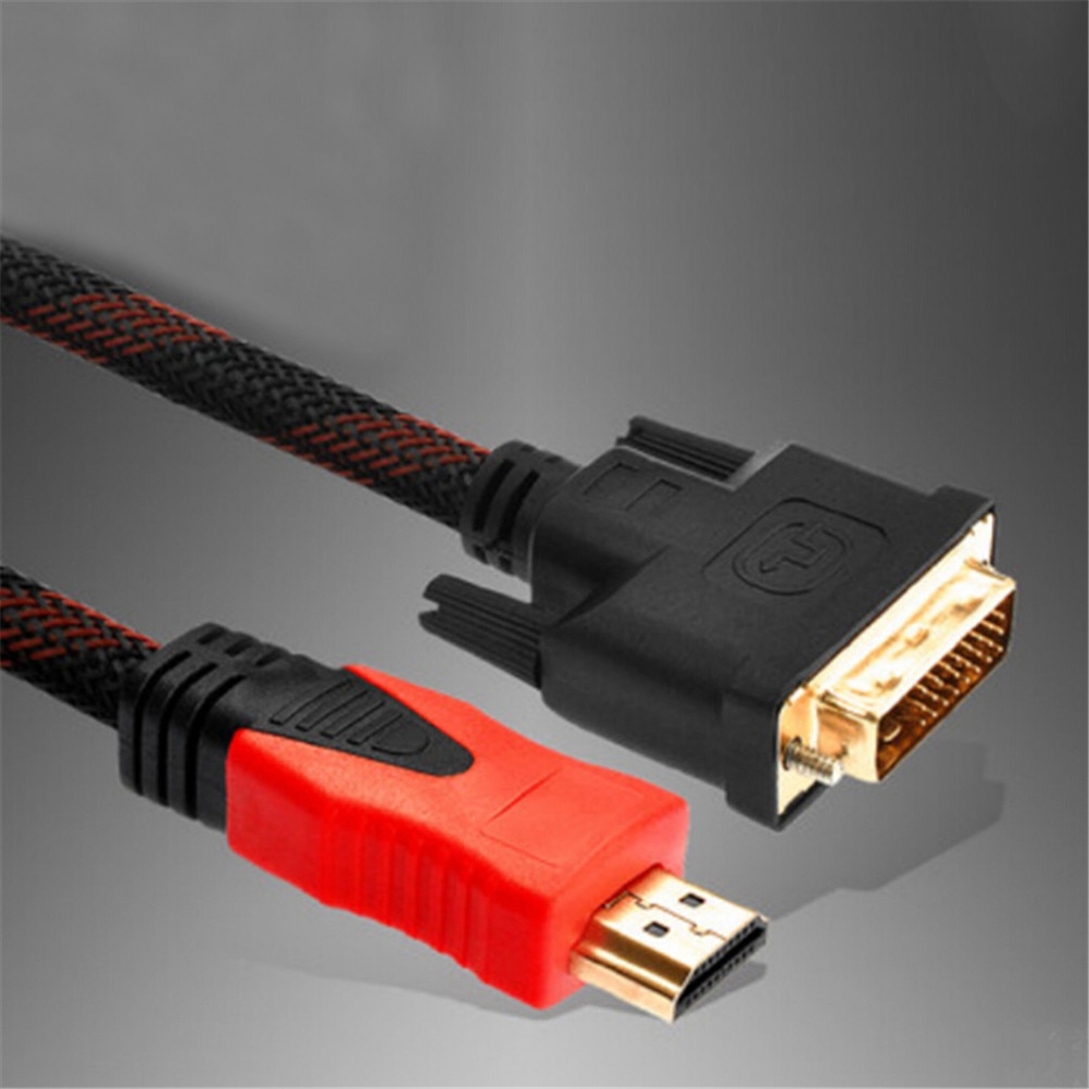 Câble HDMI  - 1,5 Mètres - Noir-rouge