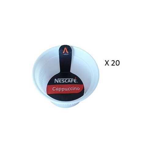 Gobelet Prédosé Café Cappuccino - Blanc