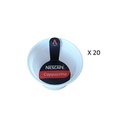 Gobelet Prédosé Café Cappuccino - Blanc