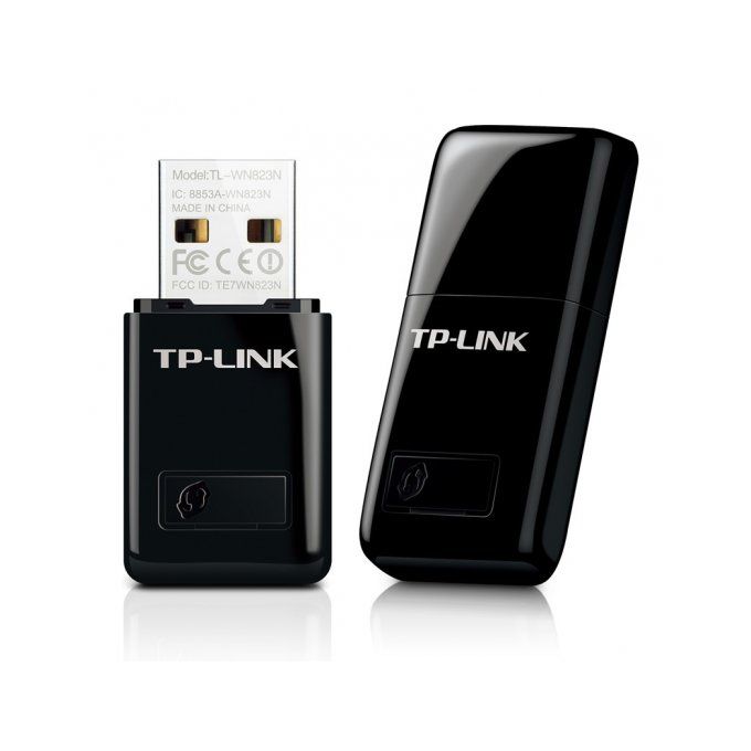 TP-Link Clé USB Wifi - Adaptateur USB Mini -TL-WN823N - 300Mbps - Noir