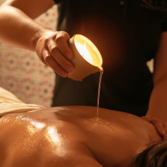 Bougie de massage