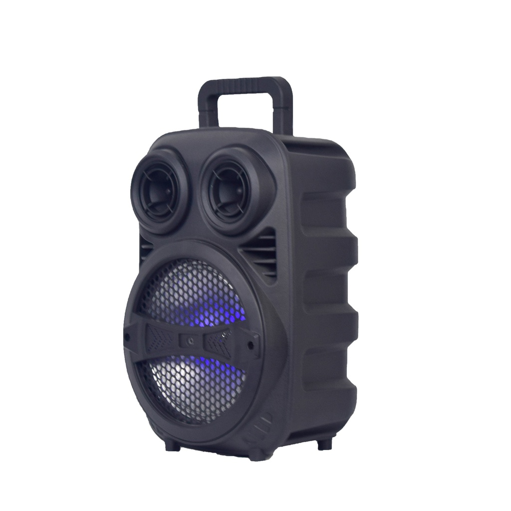 8 pouces dj box autoradio amplificateur alimenté pa haut-parleur karaoké basse sans fil haut-parleur portable boîtier en plastique