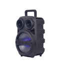 8 pouces dj box autoradio amplificateur alimenté pa haut-parleur karaoké basse sans fil haut-parleur portable boîtier en plastique
