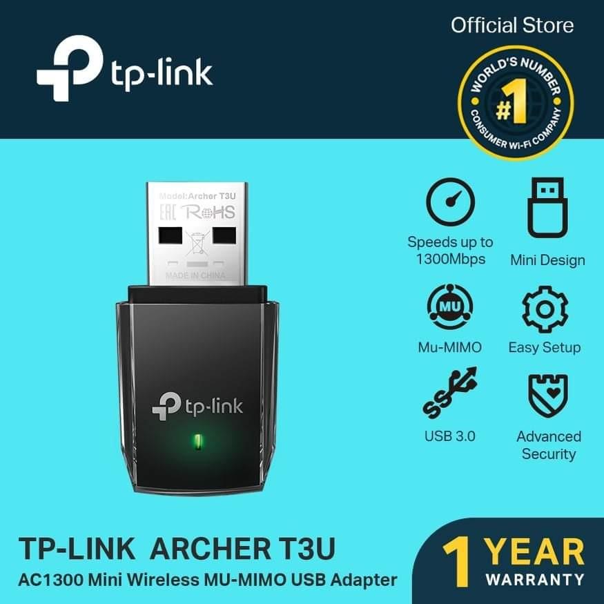 TP-Link Clé Wifi TP-link Archer T3U - AC1300 - MU-MIMO - USB