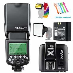Godox V860ii-C Kit Flash Speedlite Flash Pour Nikon  DSLR (Wireless Système De X, écran LCD) Noir