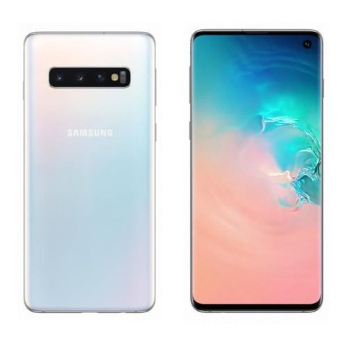 Samsung Galaxy S10 -2xsim - 6.1" - 8/128Go - 16Mpx - Blanc - Garantie 24 Mois