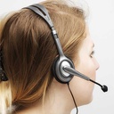 Logitech Casque Logitech H111 Filaire, Ecouteurs Stéréo Avec Micro Anti-parasite Noir