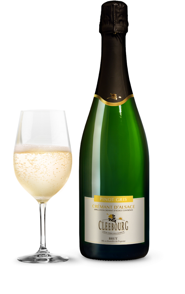Vin Pétillant Crémant D'Alsace Pinot Auxerrois - Pinot Gris Durenmeyer Brut Bio - 75Cl