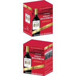 Vin Rouge - Chateau Haut Bourbon Ac Bordeaux - 75Cl