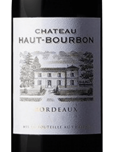 Vin Rouge - Chateau Haut Bourbon Ac Bordeaux - 75Cl