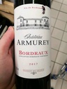 Vin Rouge - Château Armurey Bordeaux 18 - 75Cl