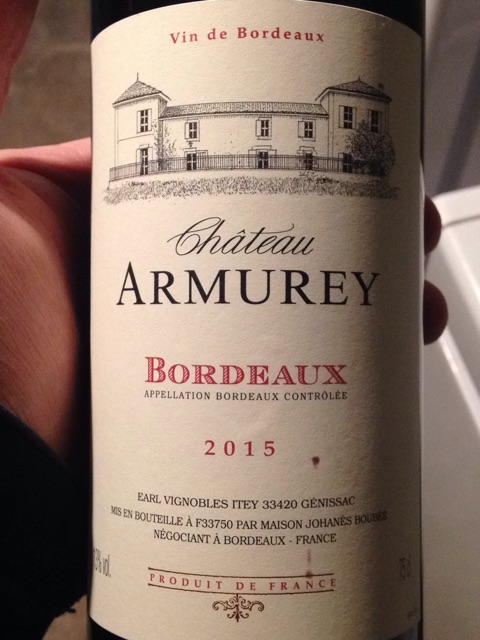 Vin Rouge - Château Armurey Bordeaux 18 - 75Cl