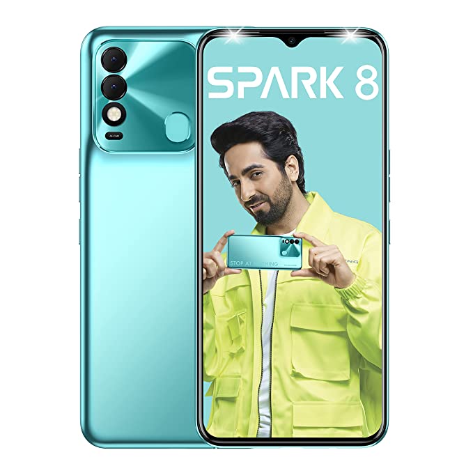 Tecno Spark 8 - 4G- 2SIM - 2/64Go - 16/8 Mpx - 5000mAh - Bleu
