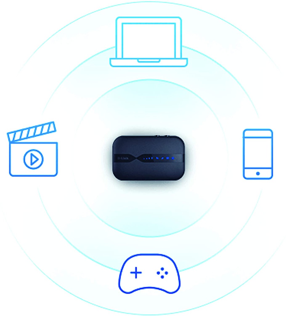 D-Link DLINK - Pocket Wifi 4G LTE Universel - Noir