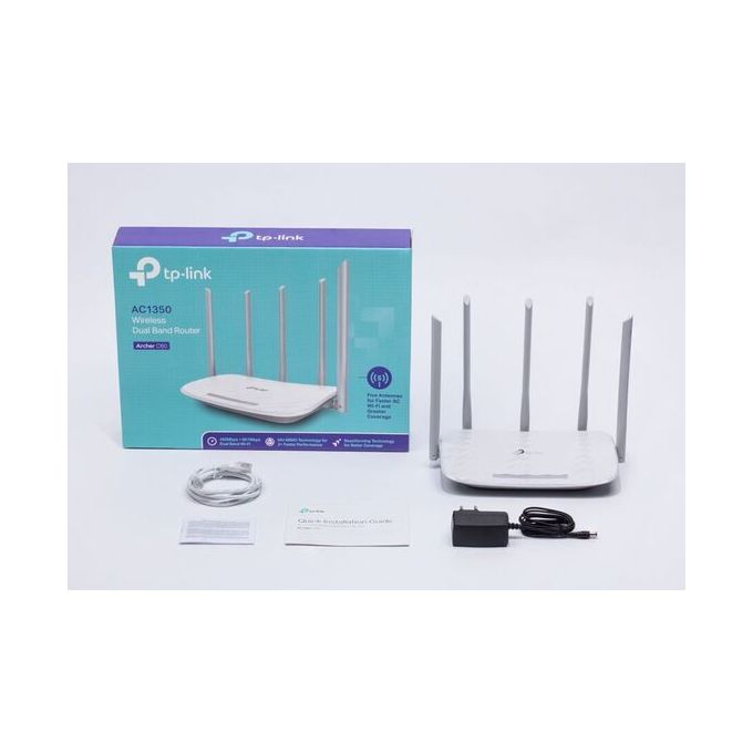 TP-Link Point D’accès Routeur WiFi Bi-bande AC1350 Mbps Archer C60