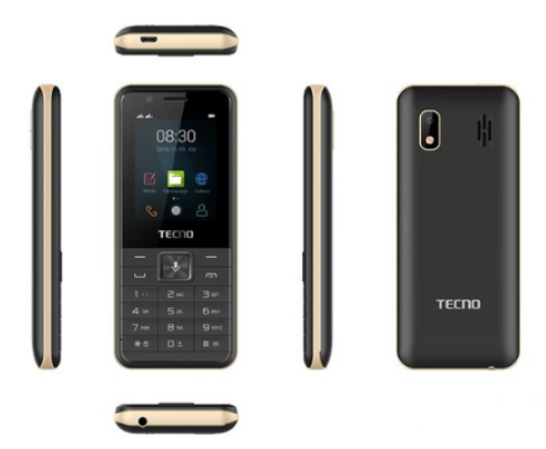 Tecno T313 - 1.77"- 4Mb Ram+ 4Mb Rom - Dual Sim - Or