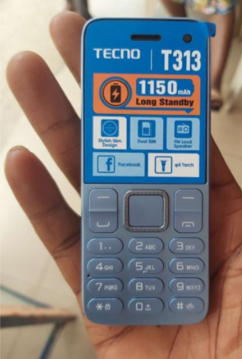 Tecno T313 - 1.77"- 4Mb Ram+ 4Mb Rom - Dual Sim - Or