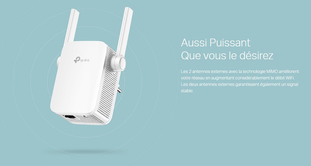 TP-Link Répéteur WiFi  300 Mbps WA855RE