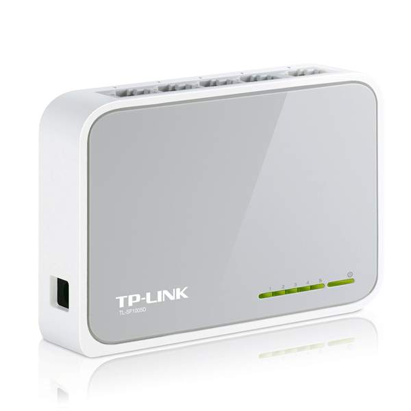 TP-Link Switch - TL-SF1005D  5 Ports 10/100Mbp - Blanc - Garantie 1 Mois
