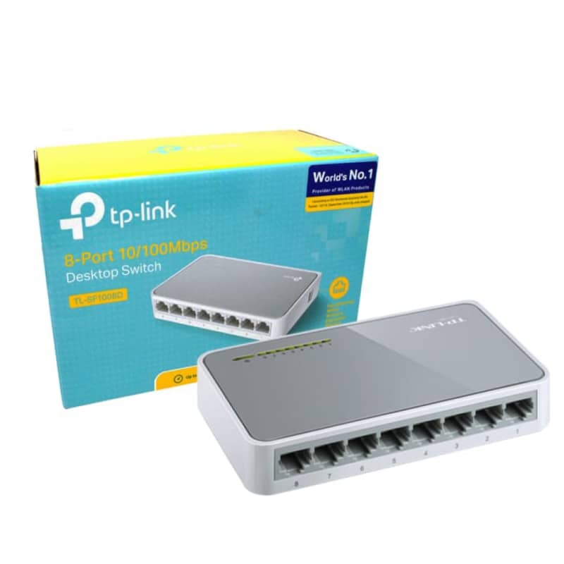 TP-Link Switch - TL-SF1005D  5 Ports 10/100Mbp - Blanc - Garantie 1 Mois
