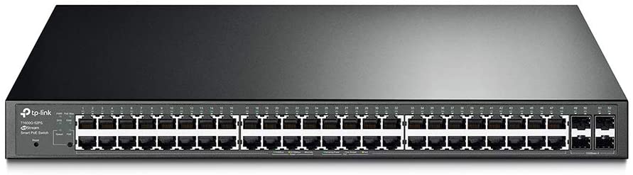 TP-Link Switch T1600G-52PS (TL-SG2452P) Administrable 48 Ports Gigabit PoE+ Avec 4 Emplacements SFP